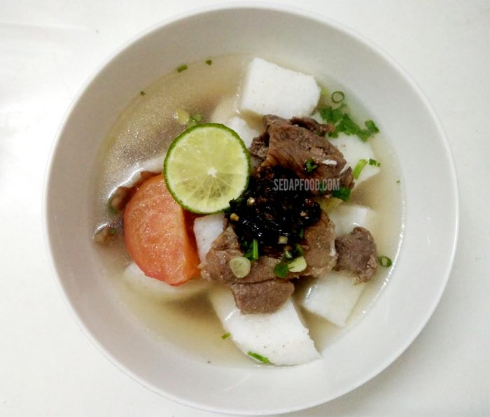 Resepi Simple Stail Cina, Sup Soto Daging Dengan Sambal Kicap
