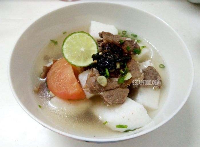 Resepi Simple Stail Cina, Sup Soto Daging Dengan Sambal Kicap