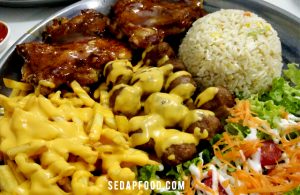 Makan Chicken Chop RM30 Sedulang 2 Orang Kat Muar